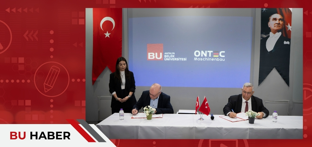 Üniversitemiz ile Ontec Arasında İş Birliği Protokolü İmzalandı.